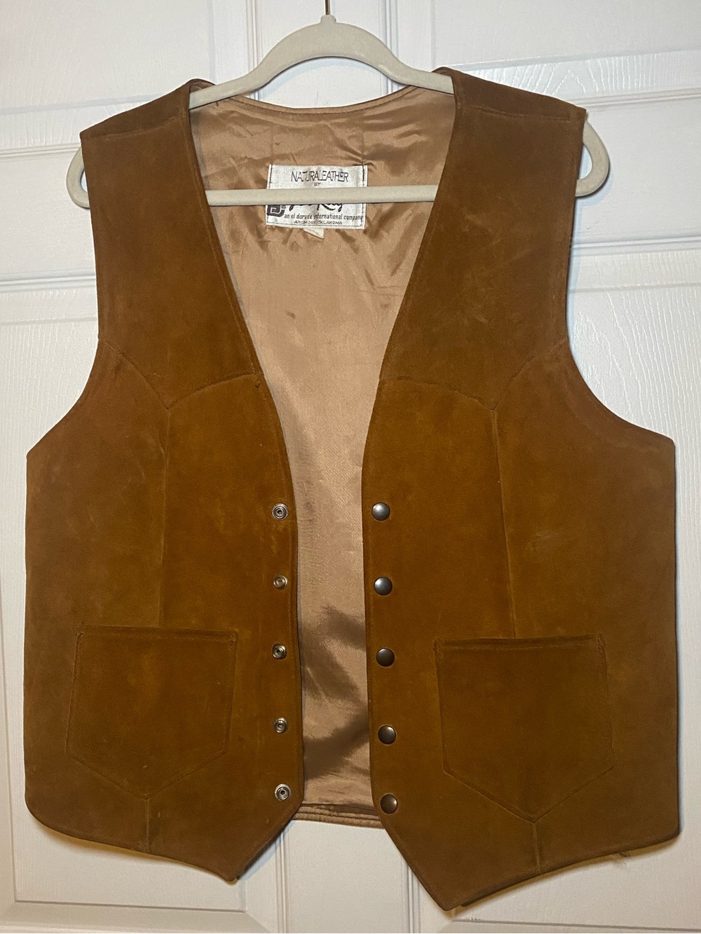 Vintage Genuine Suede Leather Vest 🤎